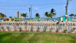 View of the San Pedro sign in Central Park from our front fence. This is a MUST photo opportunity for your vacation!